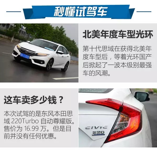 憑什么叫神車(chē)？ 本田思域220Turbo試駕